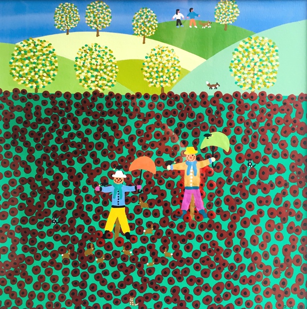 'Poppies' by artist Gordon Barker